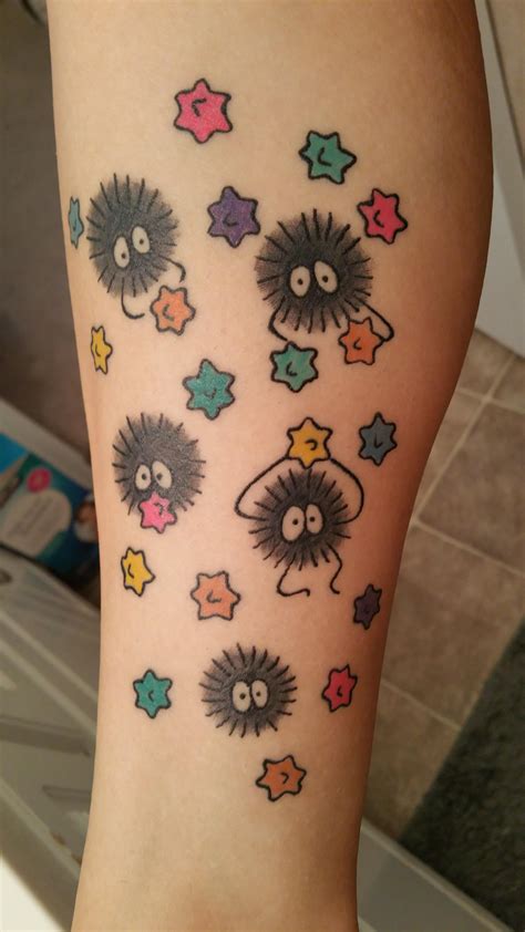 sprite tattoo|Studio ghibli soot sprites tattoo